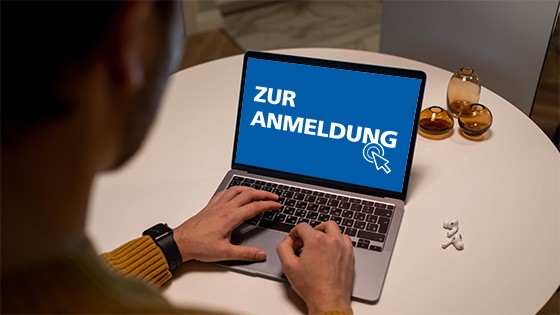 Link zur Anmeldeseite