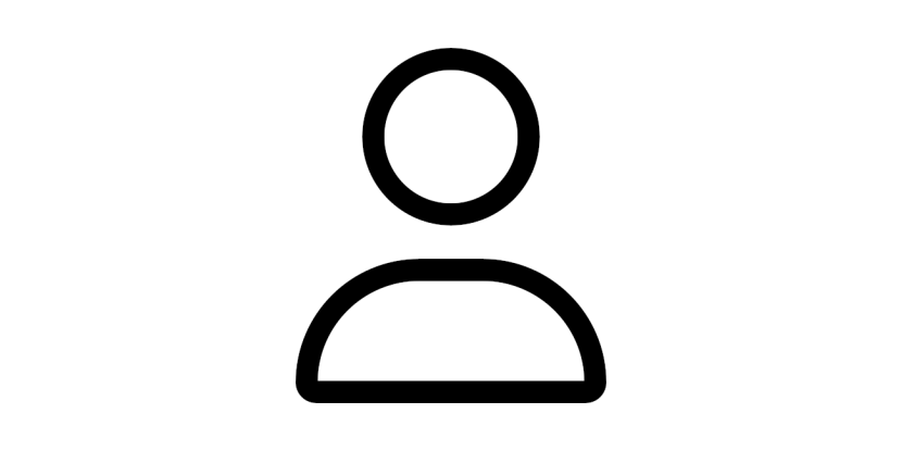 Icon mit einer stilisierten Person
